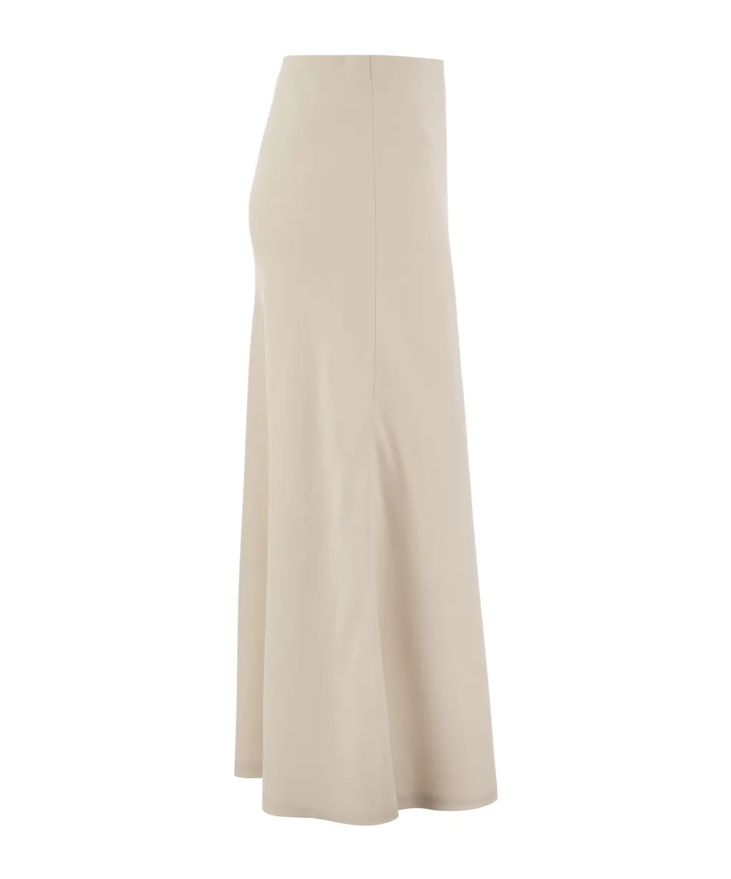 Flared A-Line Maxi Skirt