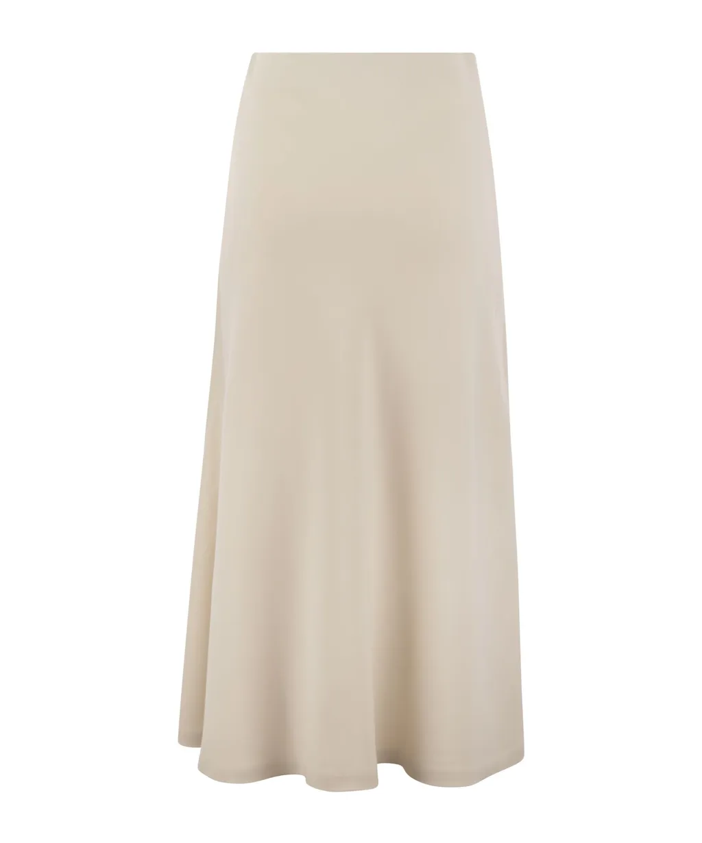 Flared A-Line Maxi Skirt