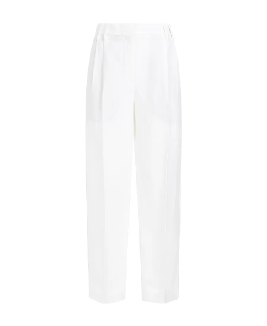 High-Waist Cropped Trousers