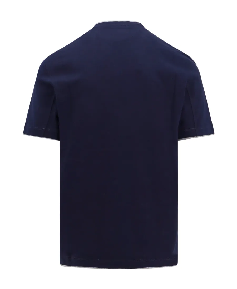 Layered-Effect Crewneck T-Shirt