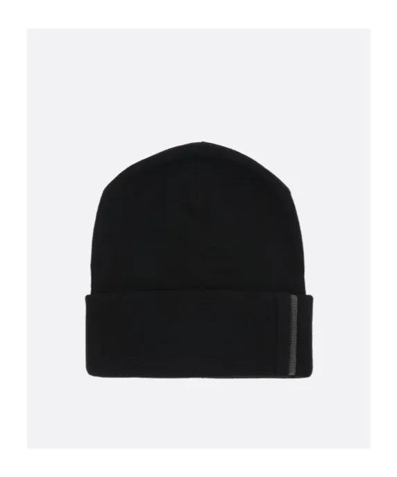 Turn-Up Hem Knitted Beanie
