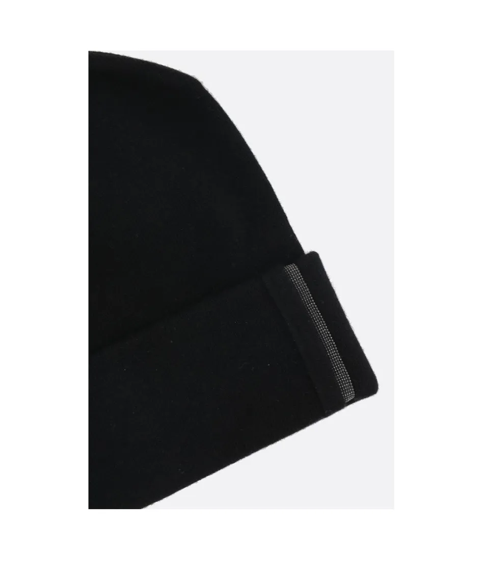 Turn-Up Hem Knitted Beanie