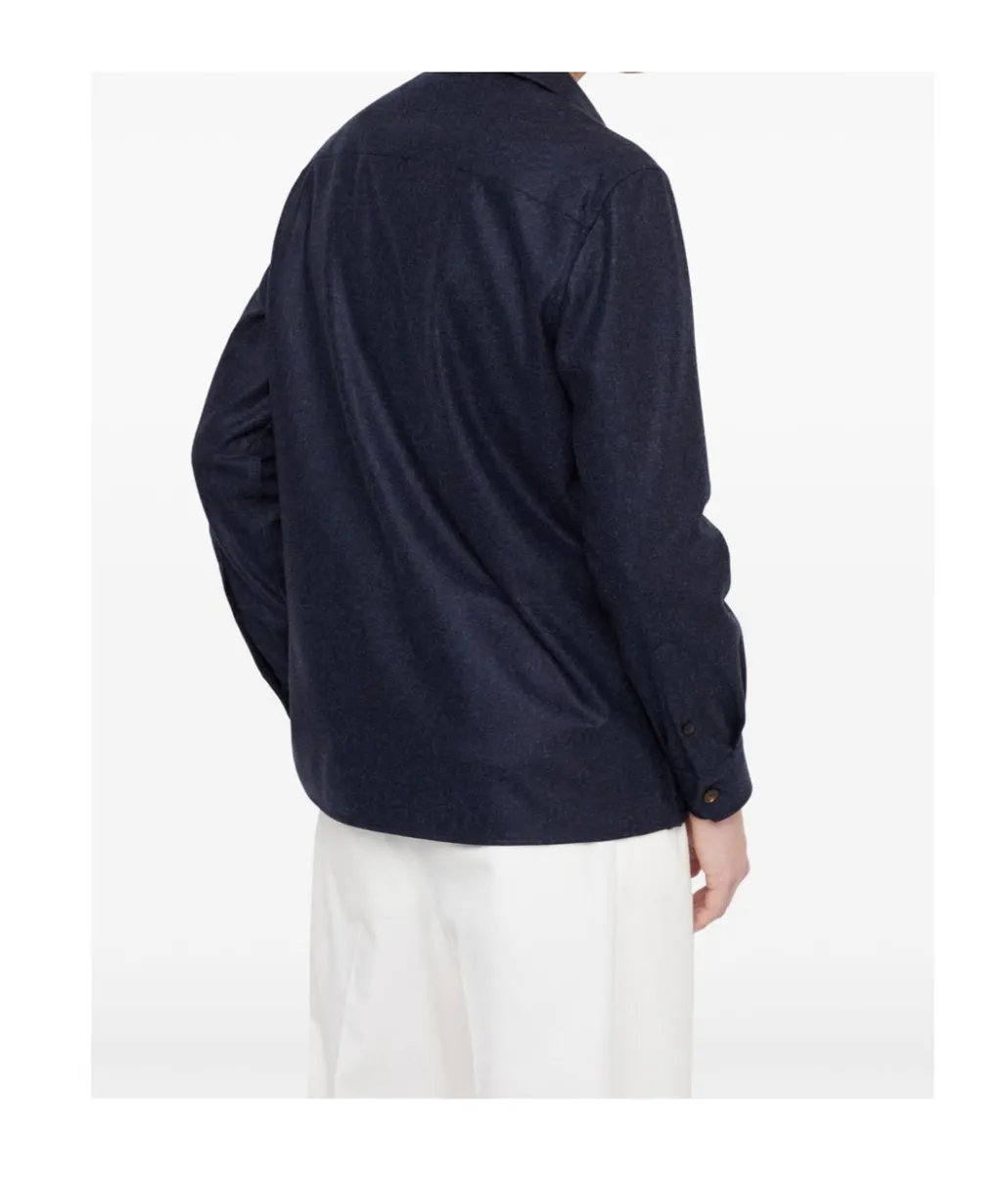 Flap Pocket Long-Sleeved Shirt