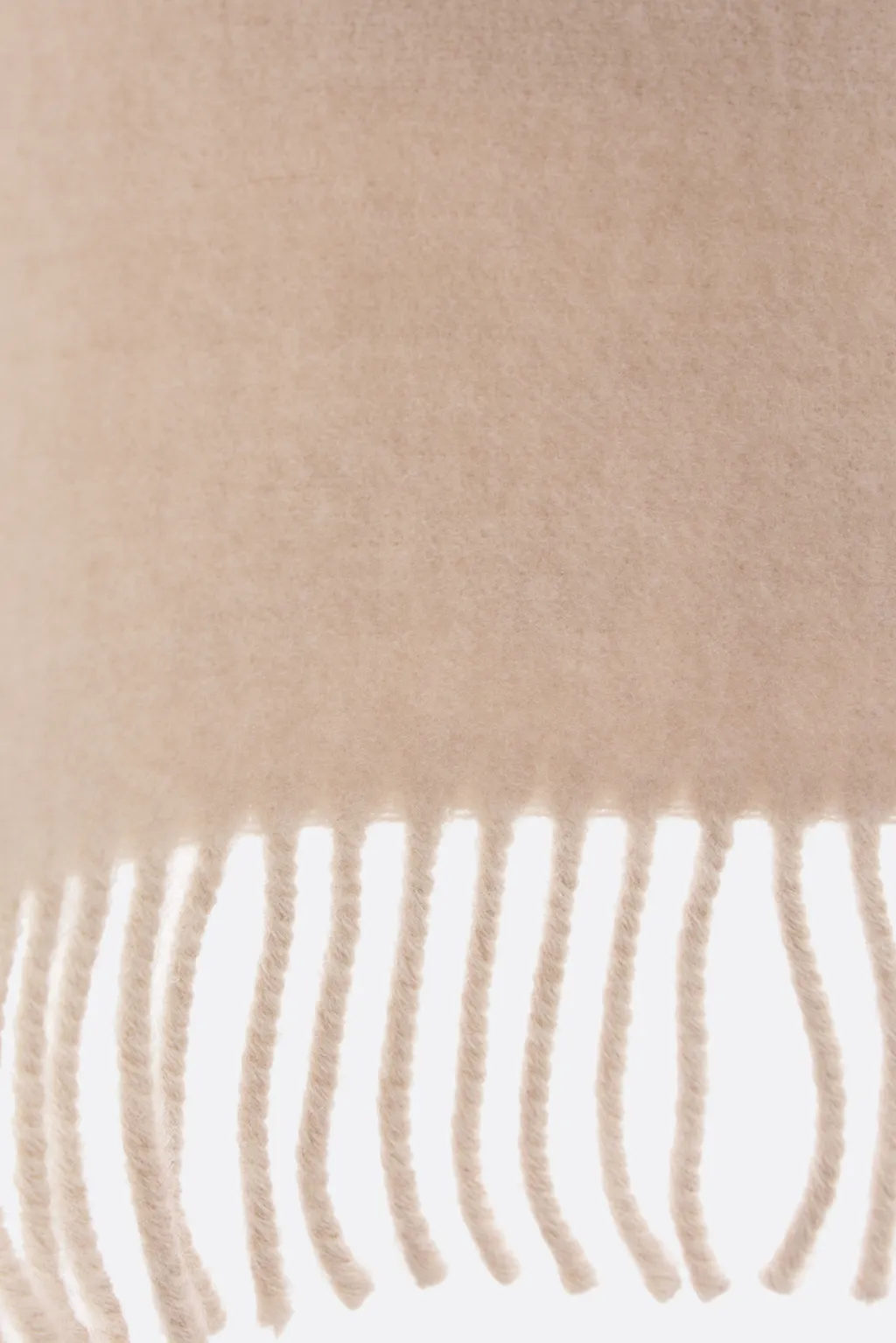 Knitted Fringed Scarf