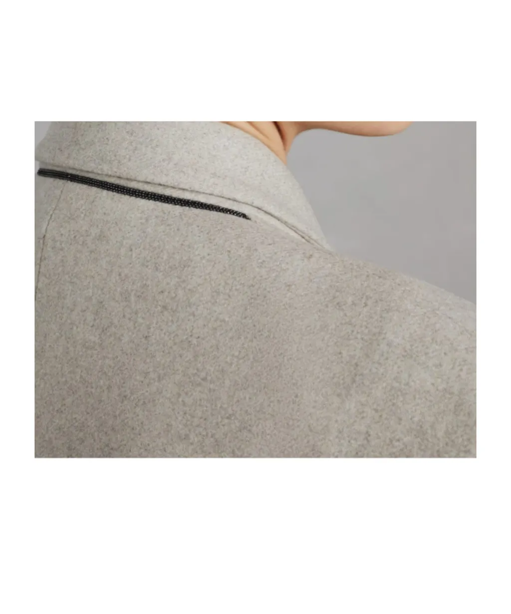 Single Breasted Long Coat