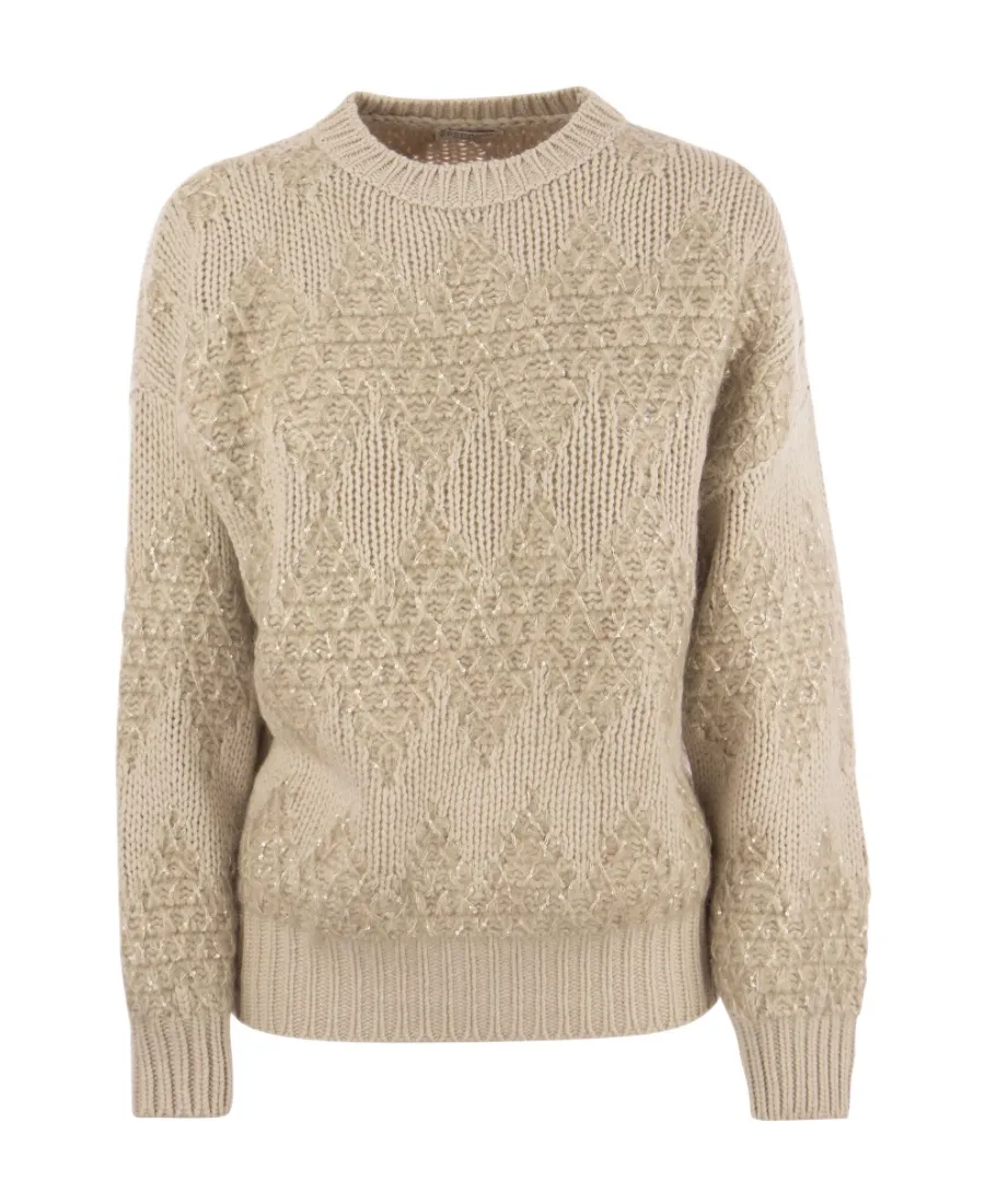 Sequin Embellished Knitted Jumper