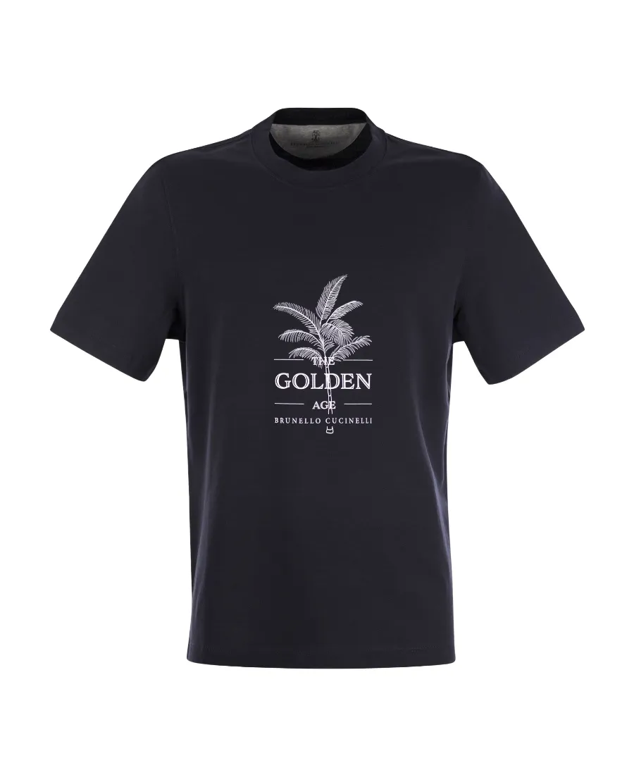 Logo Printed Crewneck T-Shirt