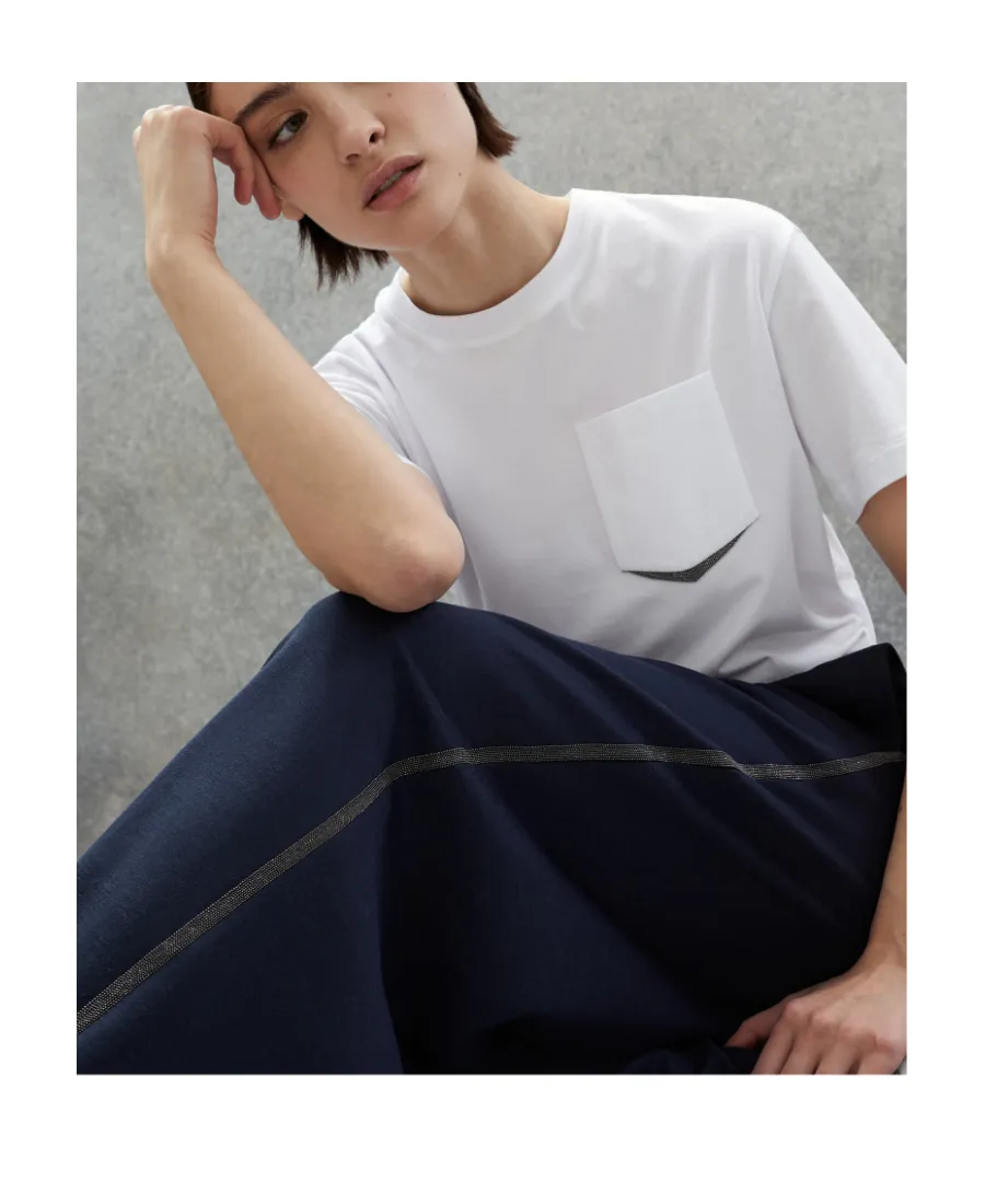 Drawstring Waistband Relaxed-Fit Pants