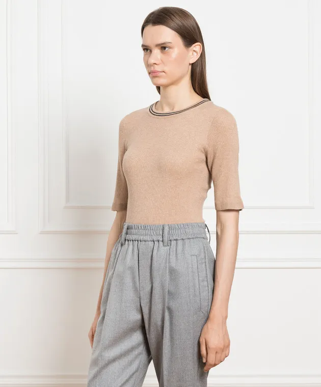 Round Neck Striped Sweater