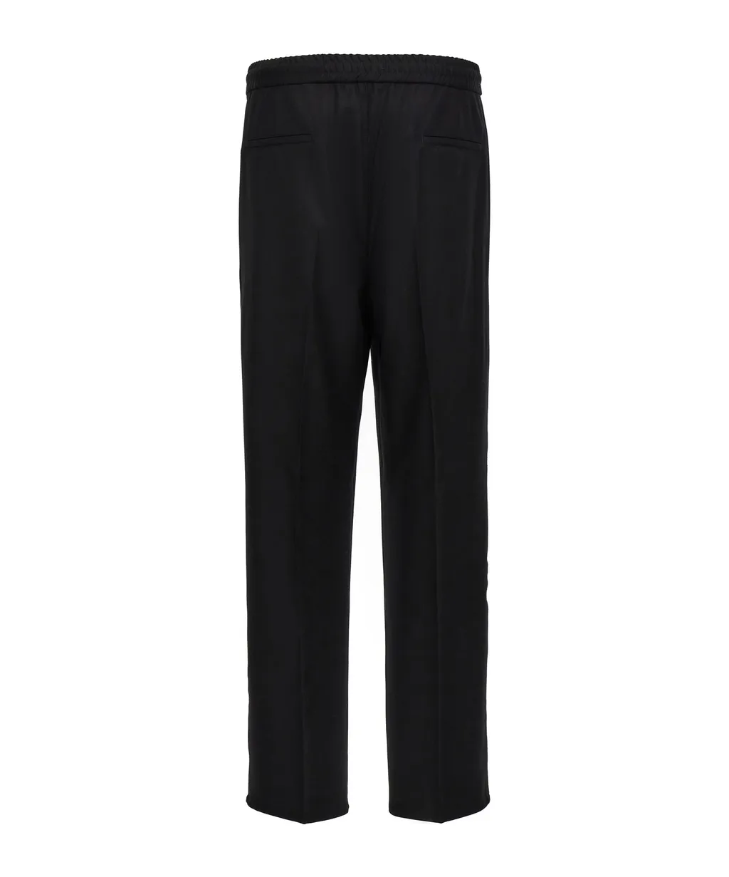 Drawstring Elastic Waist Pants
