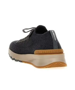 Knitted Low-Top Sneakers