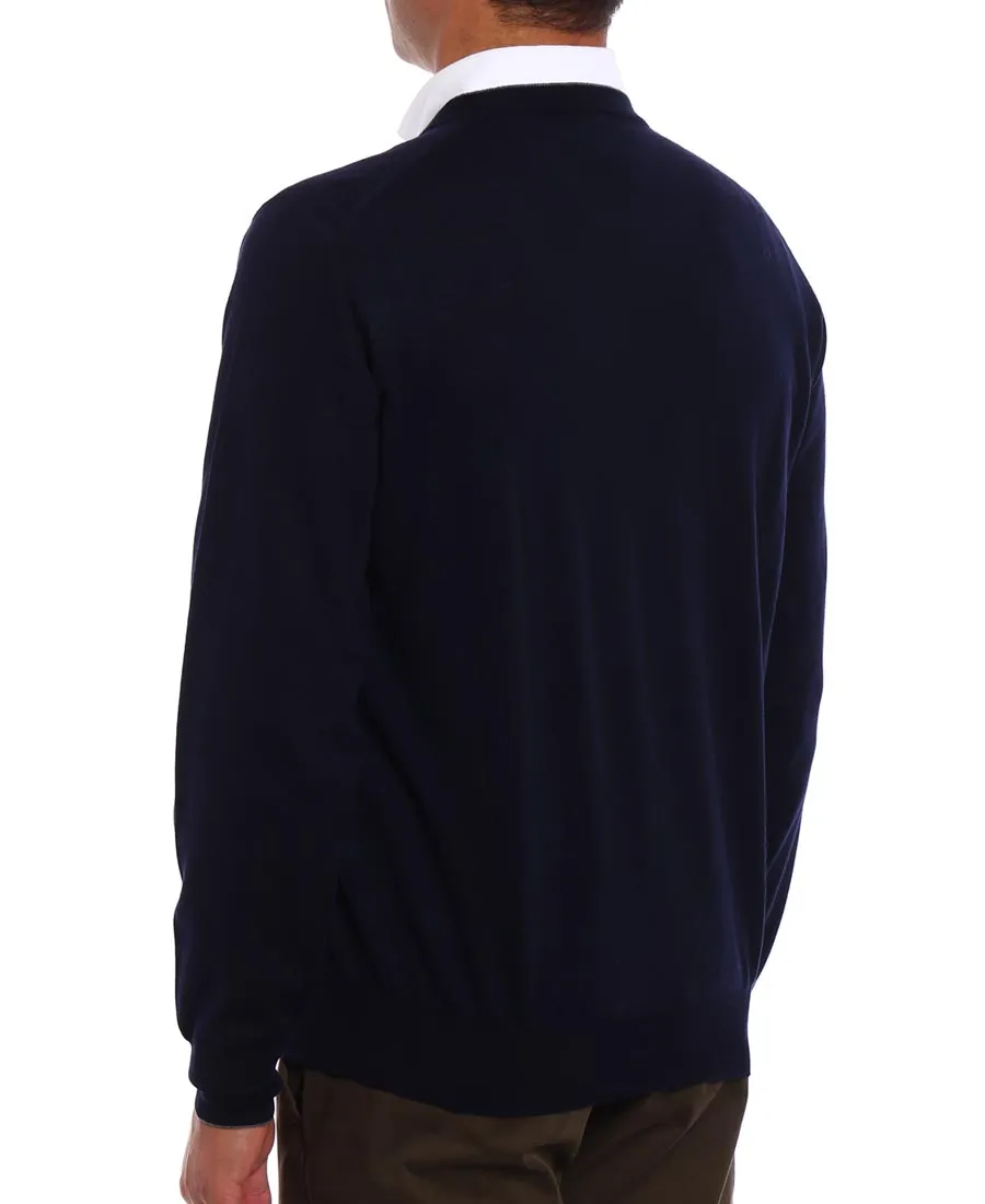 V-Neck Knitted Jumper