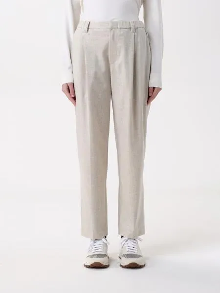 Pleat-Detail Trousers