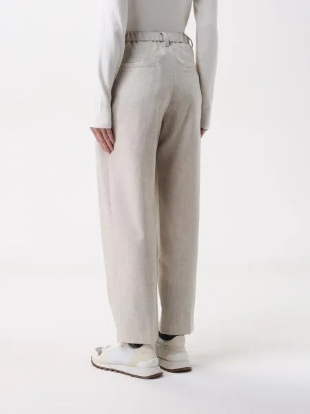 Pleat-Detail Trousers