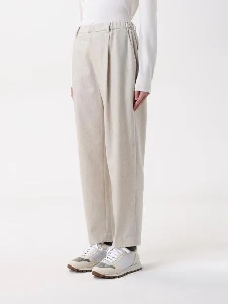 Pleat-Detail Trousers