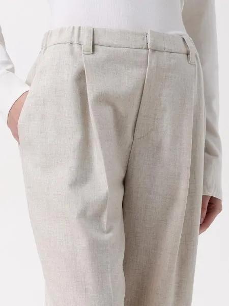 Pleat-Detail Trousers