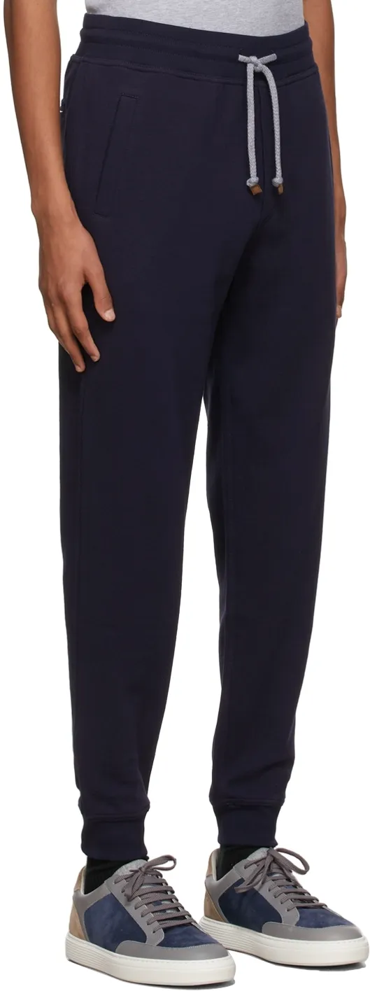 Elasticated Drawstring-Waistband Track Pants