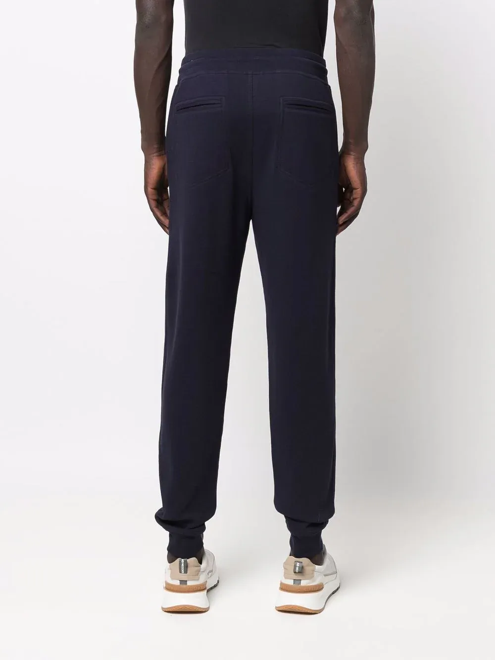 Elasticated Drawstring-Waistband Track Pants