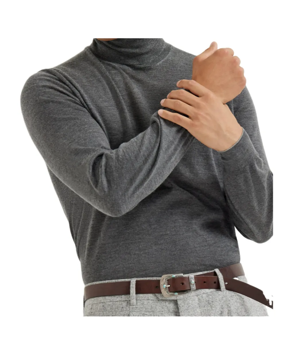 Roll-Neck Long Sleeved Top