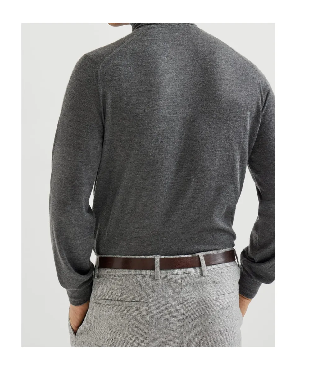Roll-Neck Long Sleeved Top