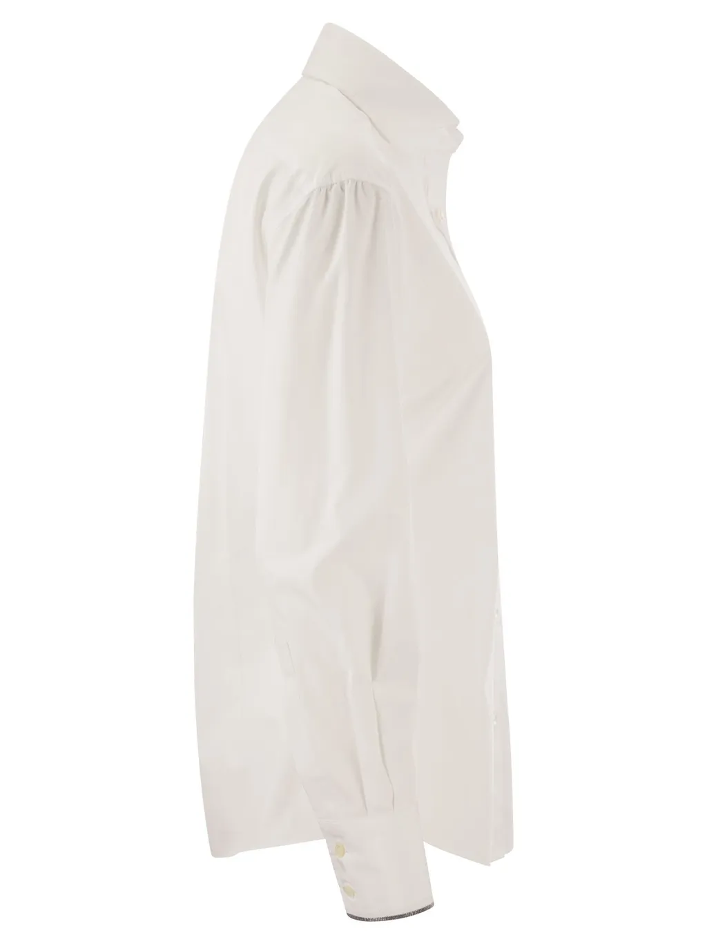 Long-Sleeved Button-Up Shirt