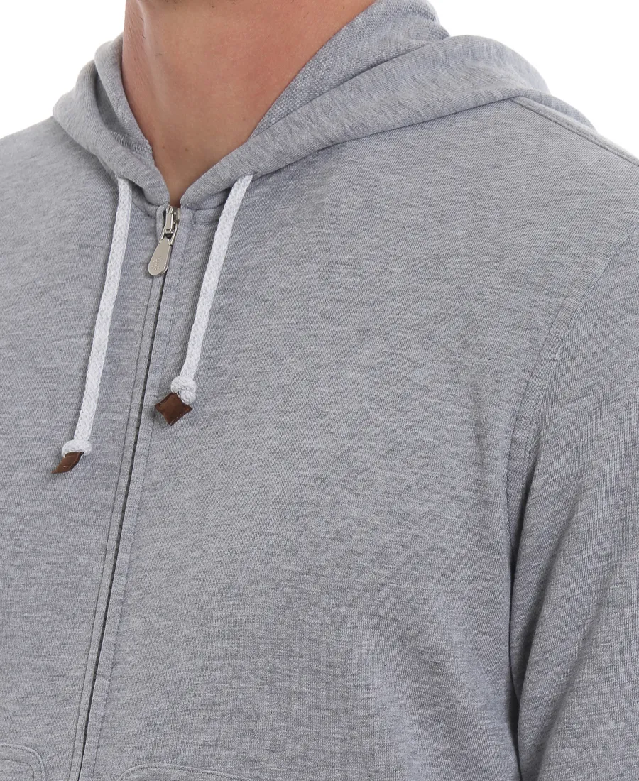 Zipped Drawstring Hoodie