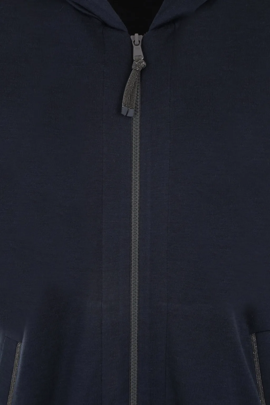 Zipped Long Sleeved Hoodie