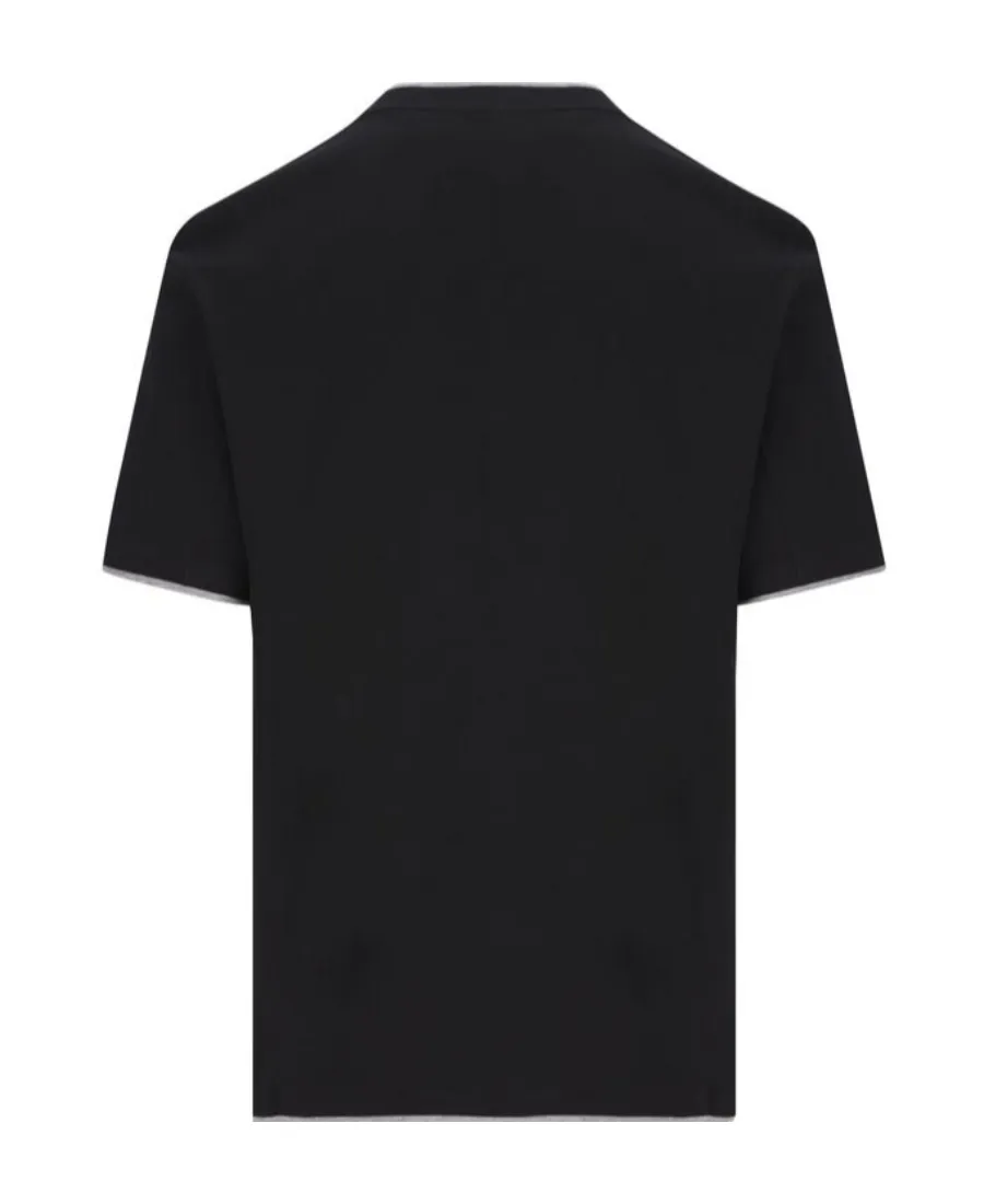 Layered-Effect Crewneck T-Shirt