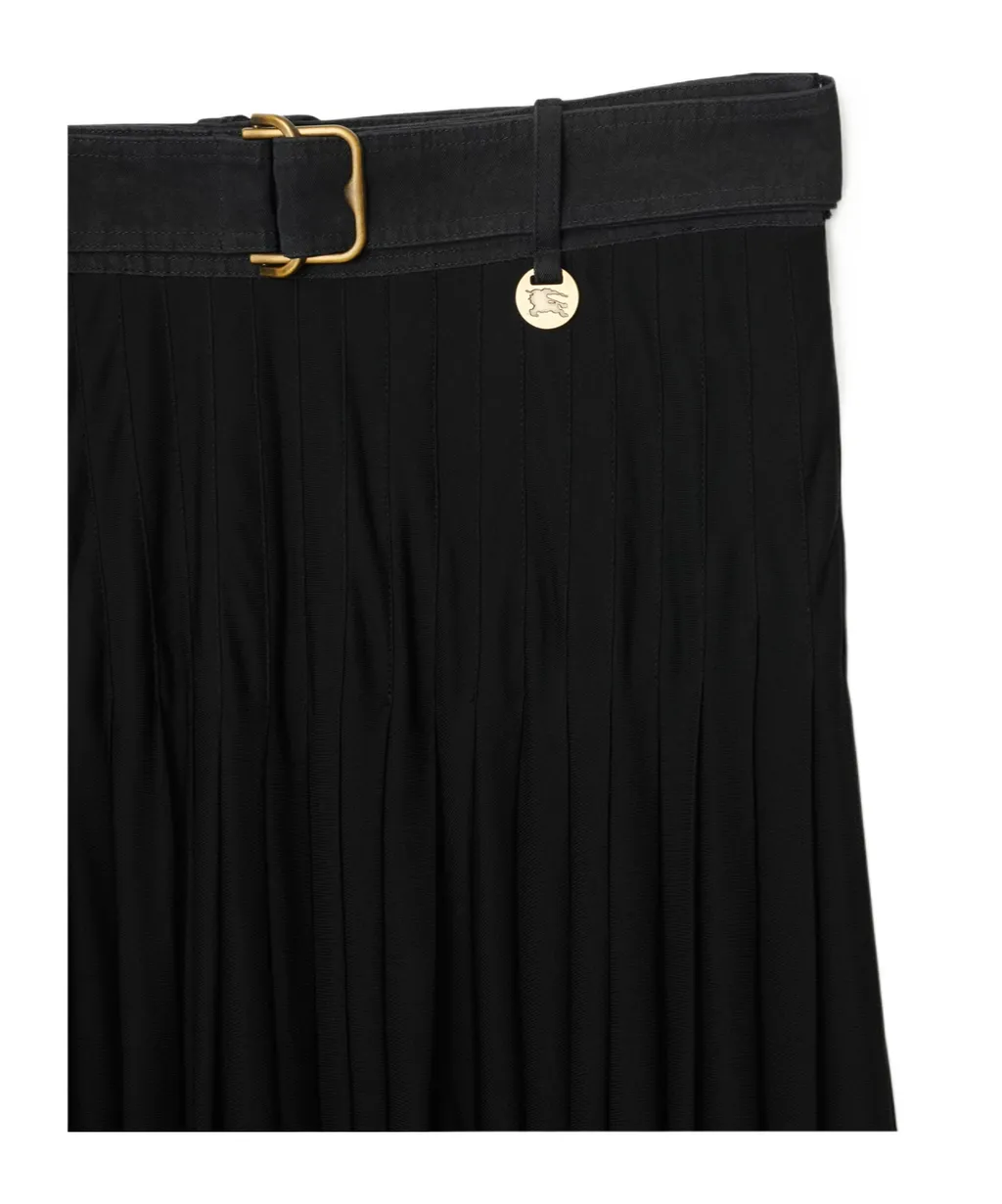 Pleated Maxi Skirt