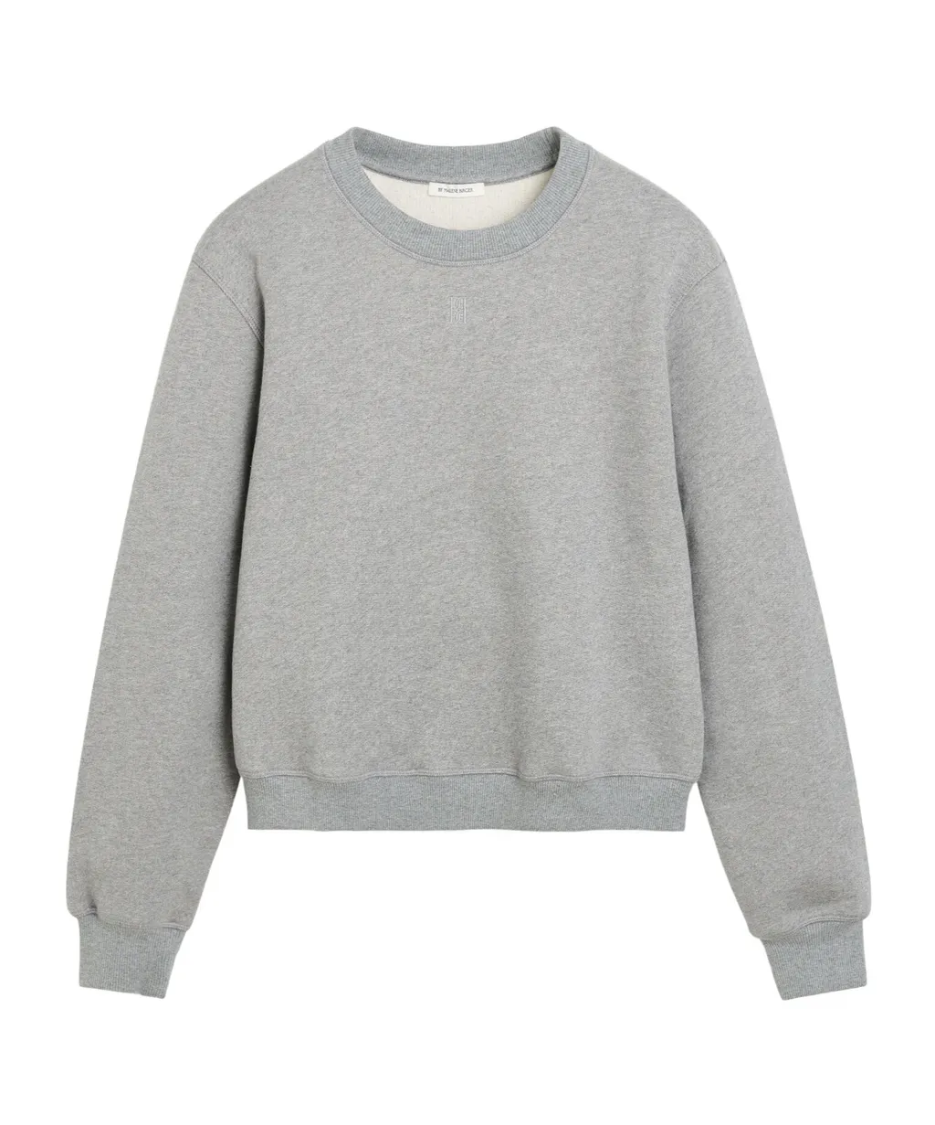 Embroidered-Logo Crew-Neck Sweatshirt