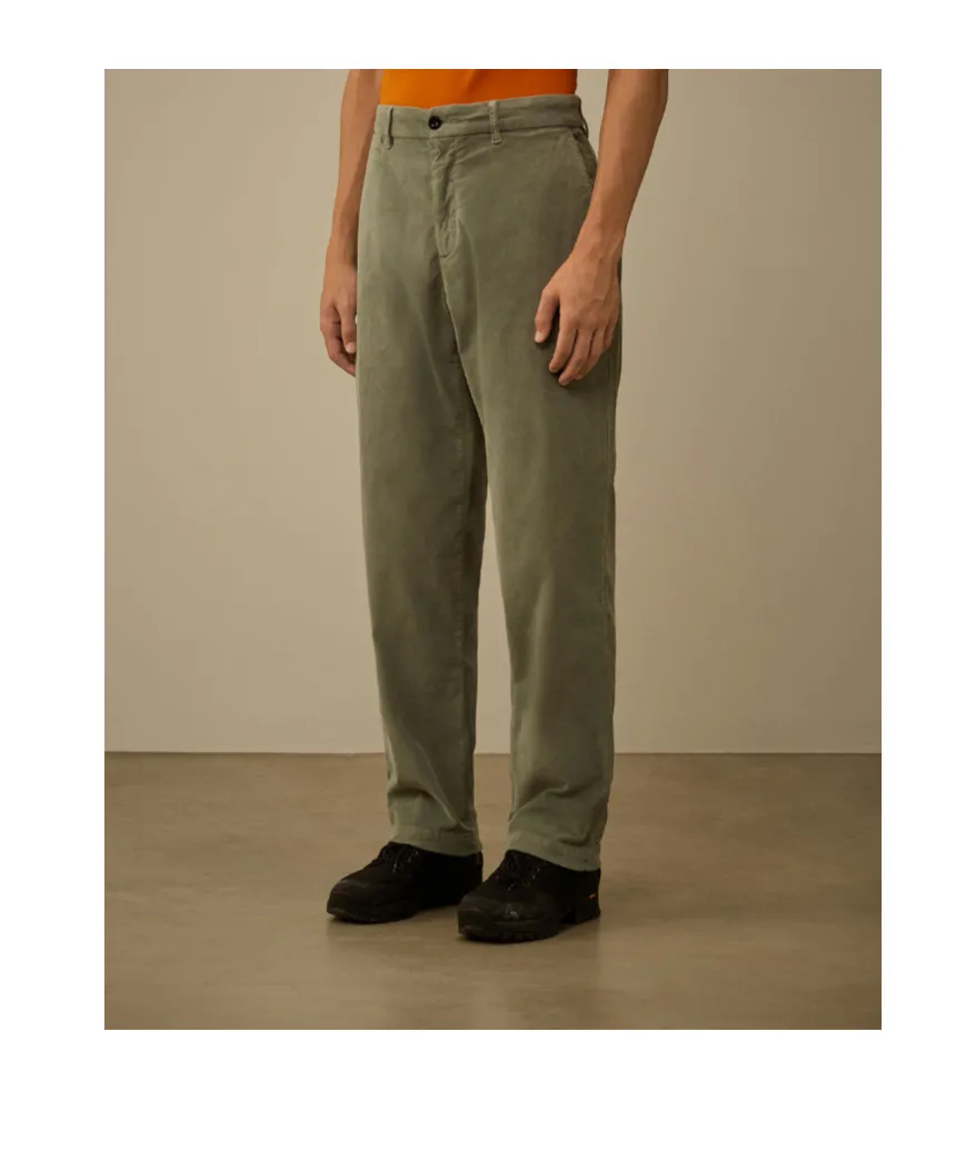Corduroy Loose Chino Trousers