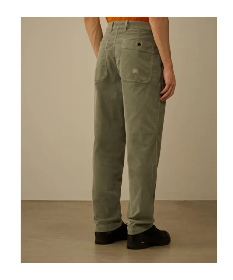 Corduroy Loose Chino Trousers