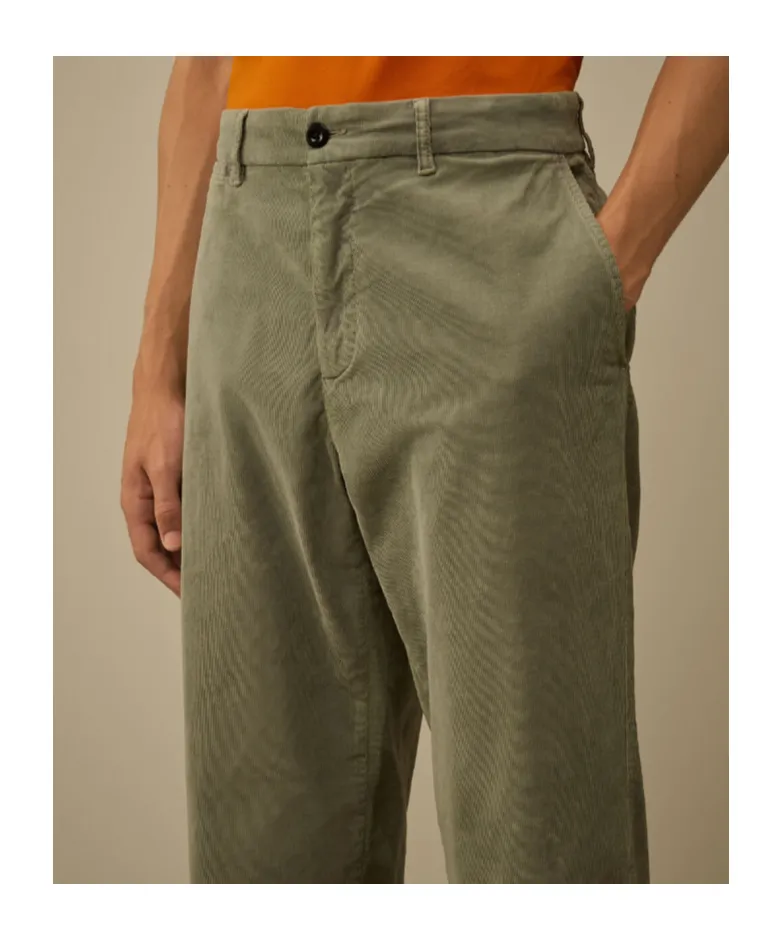 Corduroy Loose Chino Trousers