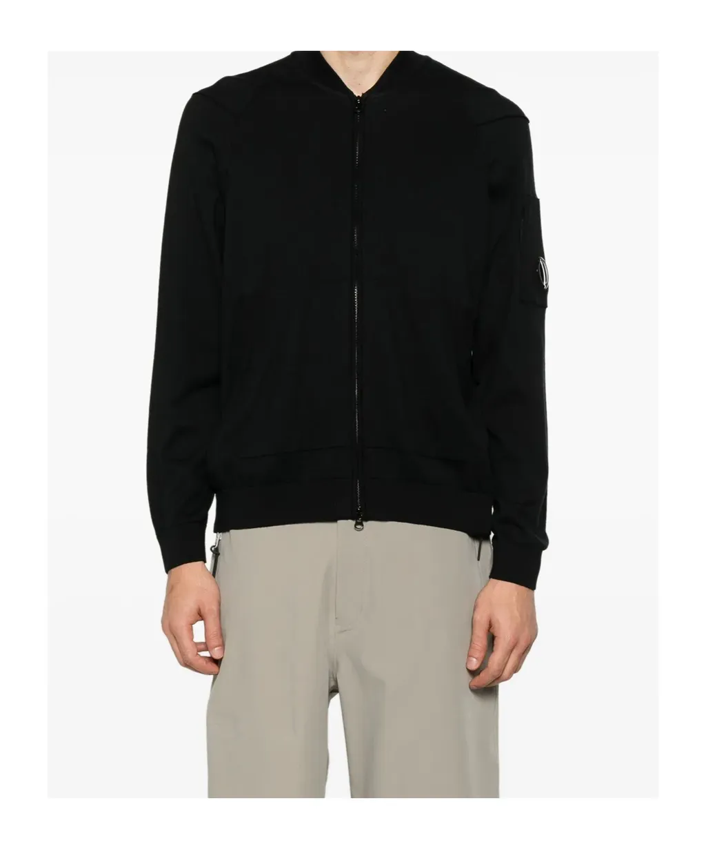 Lens-Detail Cardigan