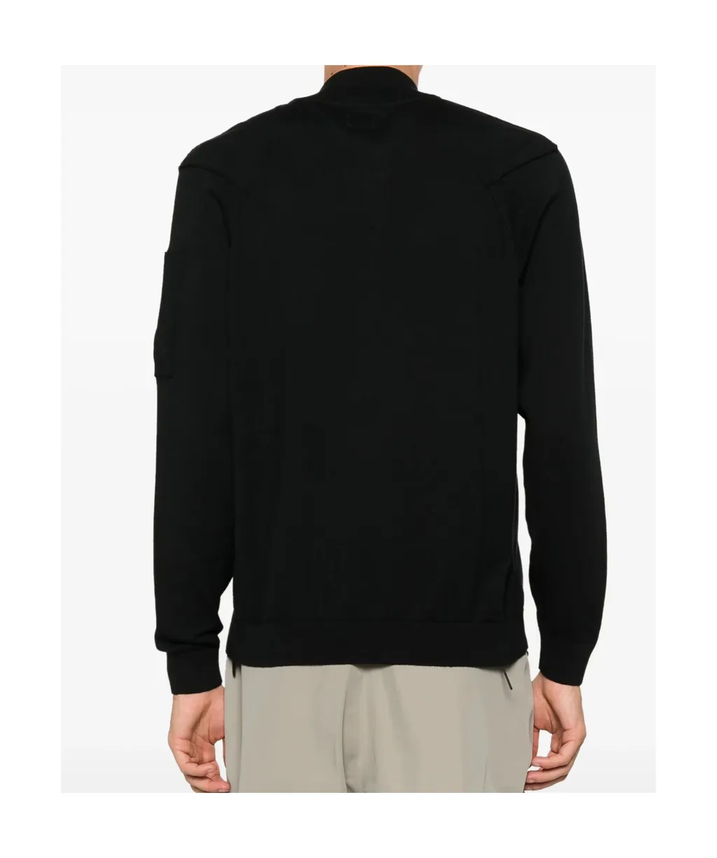 Lens-Detail Cardigan