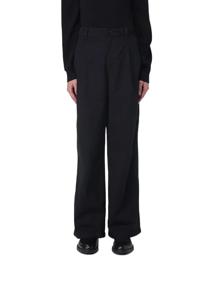 Wide-Leg Elastic Waist Pants