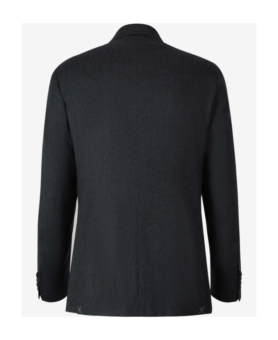 Single-Breasted Wool Blazer