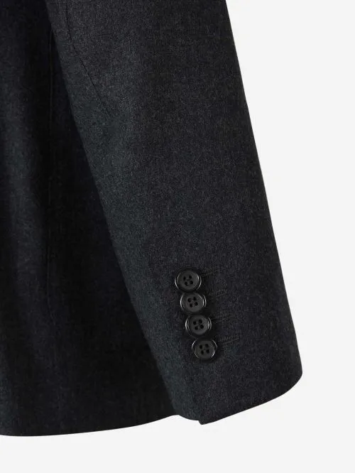 Single-Breasted Wool Blazer
