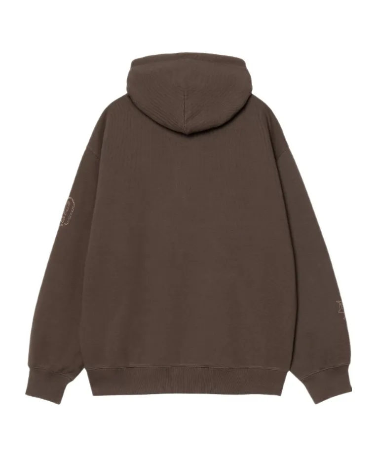 Hooded Hackwork Sweatshirt
