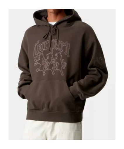 Hooded Hackwork Sweatshirt