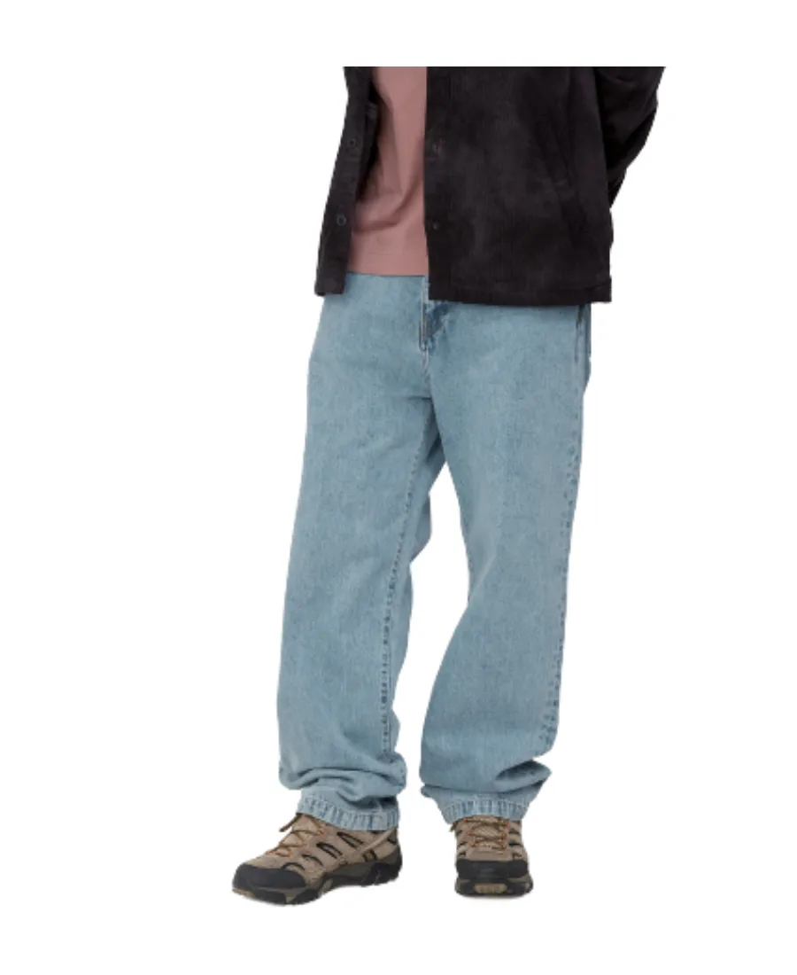 Logo Patch Wide Leg Jeans