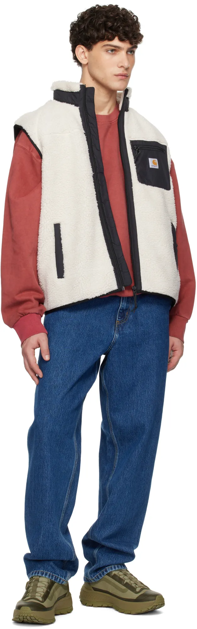 Prentis Logo Patch Zipped Vest