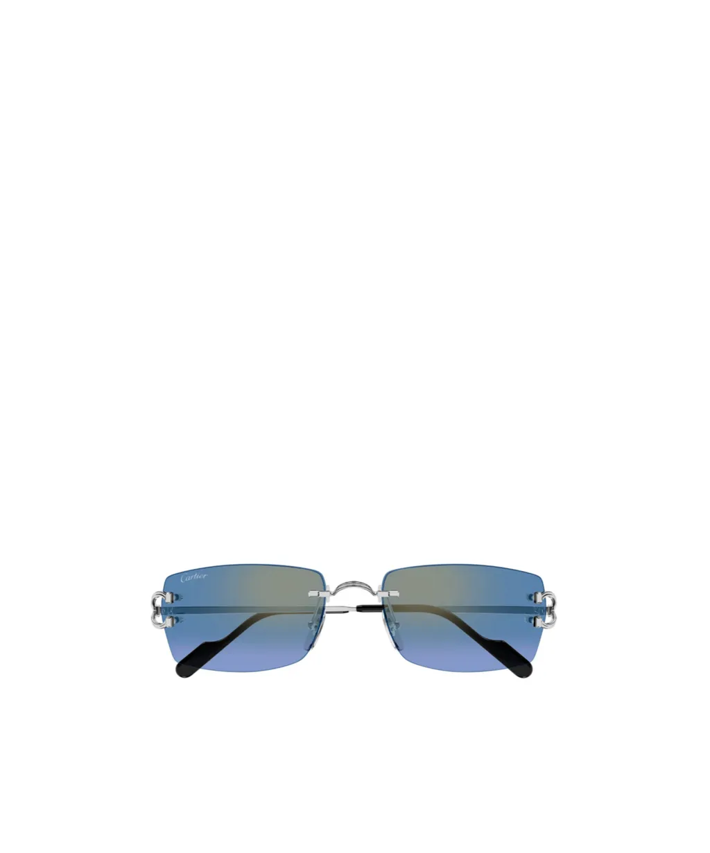 Rectangle-Rimless Sunglasses