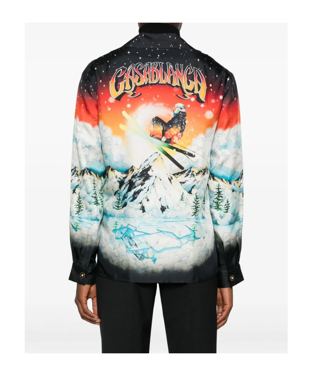 Printed Long-Sleeve Shirt