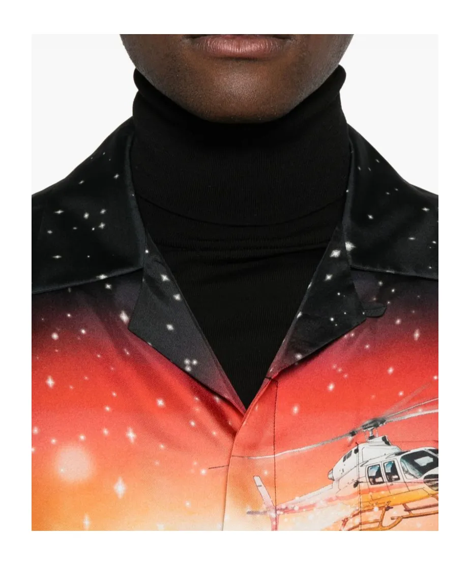 Printed Long-Sleeve Shirt