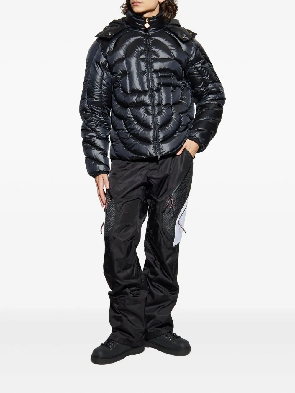Letter-Pattern Casual Pants