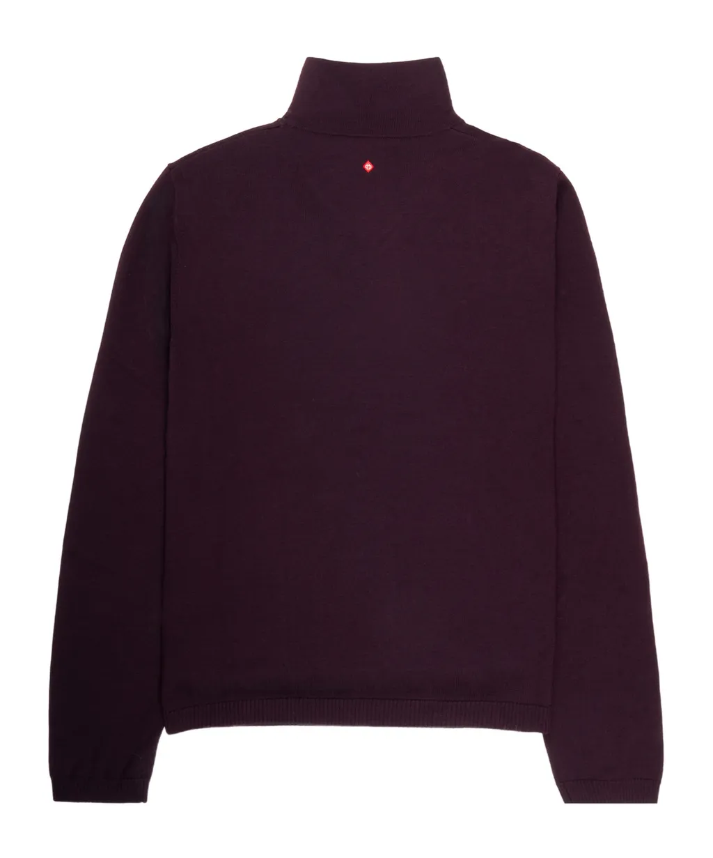 High-Necked Long-Sleeve Sweater