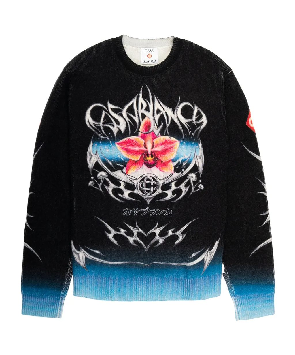 Patterned Knitted Sweater