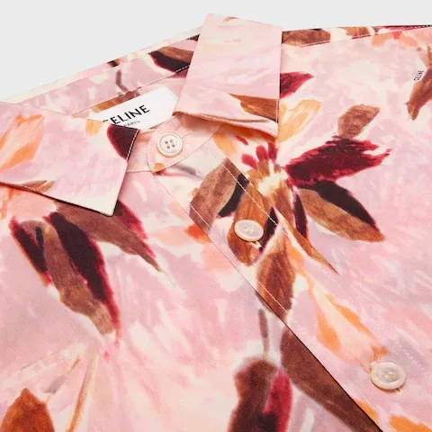 Relaxed Shirt In Crepe De Chine