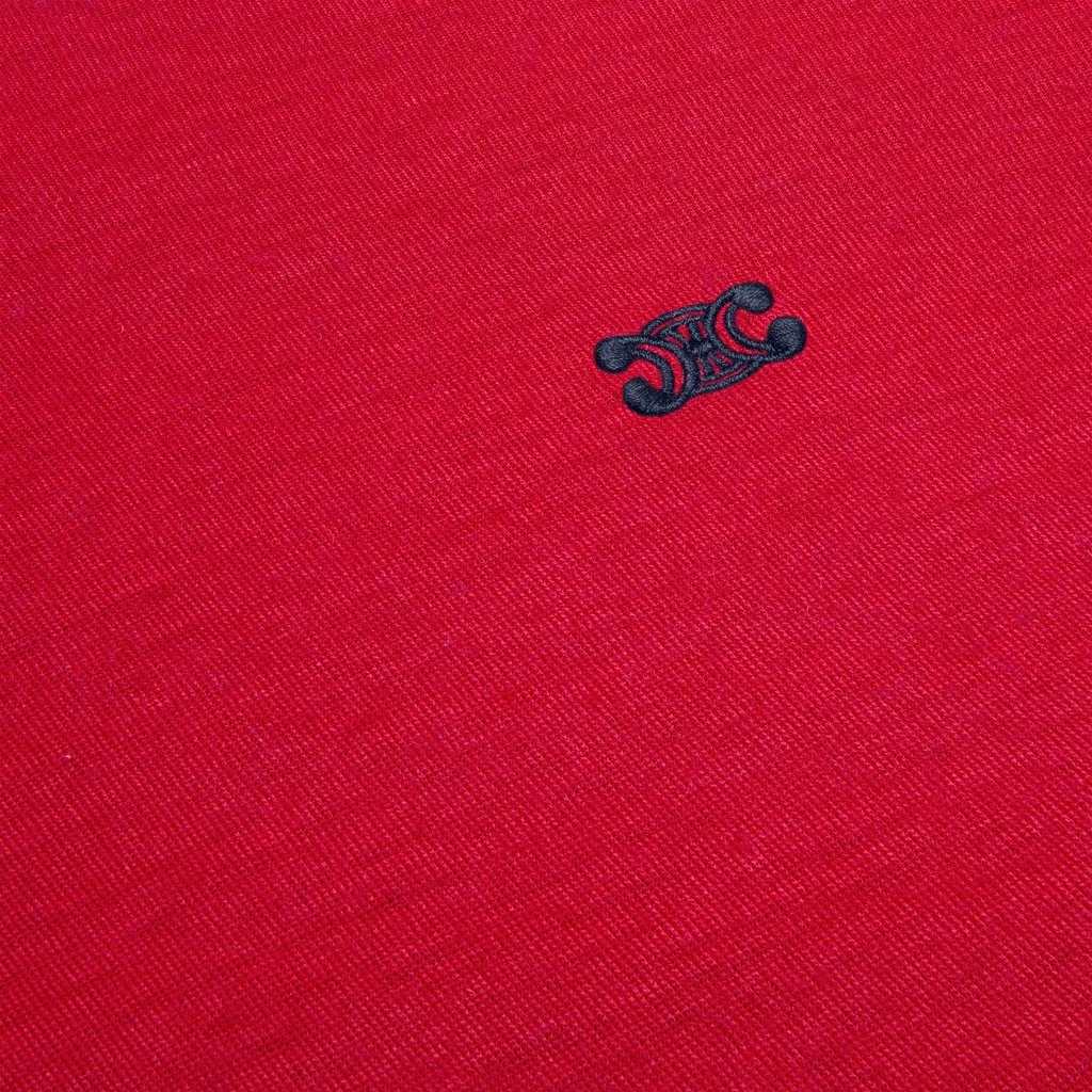 Turtleneck Top In Wool Jersey